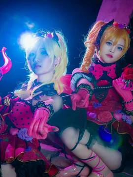 《lovelive！》绚濑绘里小恶魔 C O S P L A Y_Love Live！高坂穗乃果&绚濑绘里の小恶魔 (8)