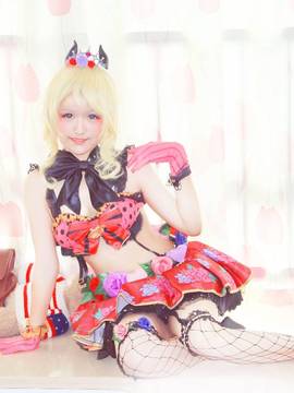 《lovelive！》绚濑绘里小恶魔 C O S P L A Y_Love Live！小恶魔觉醒绘 (2)