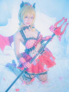 《lovelive！》绚濑绘里小恶魔 C O S P L A Y_Love Live！小恶魔觉醒绘 (9)