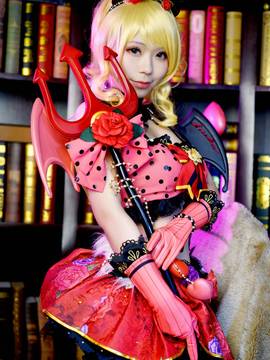 《lovelive！》绚濑绘里小恶魔 C O S P L A Y_小恶魔绘里 光与暗 (4)
