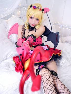 《lovelive！》绚濑绘里小恶魔 C O S P L A Y_小恶魔绘里 光与暗 (5)
