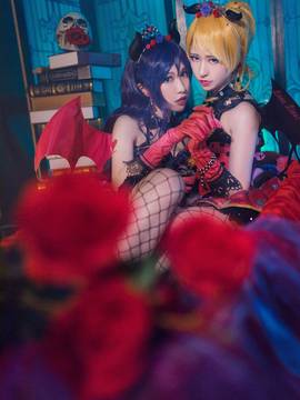 《lovelive！》绚濑绘里小恶魔 C O S P L A Y_lovelive，绘里小恶魔觉醒 (12)