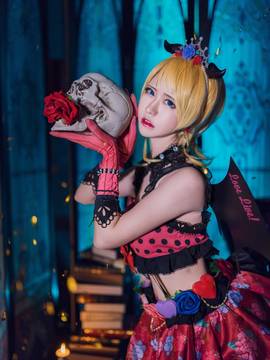 《lovelive！》绚濑绘里小恶魔 C O S P L A Y_lovelive，绘里小恶魔觉醒 (16)