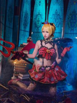 《lovelive！》绚濑绘里小恶魔 C O S P L A Y_lovelive，绘里小恶魔觉醒 (17)