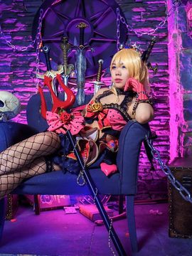 《lovelive！》绚濑绘里小恶魔 C O S P L A Y_《恶魔的王座》 (1)