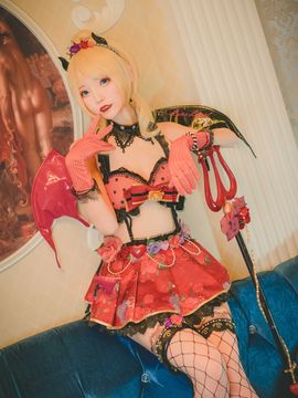 《lovelive！》绚濑绘里小恶魔 C O S P L A Y_绘里小恶魔·罪恶的果实是否使你甘之如饴 (4)