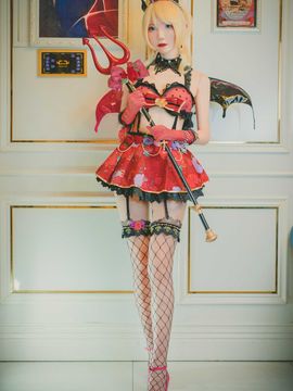 《lovelive！》绚濑绘里小恶魔 C O S P L A Y_绘里小恶魔·罪恶的果实是否使你甘之如饴 (5)