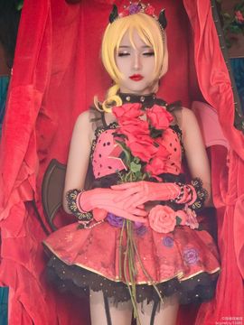 《lovelive！》绚濑绘里小恶魔 C O S P L A Y_【专属于你的小恶魔可是会咬人的