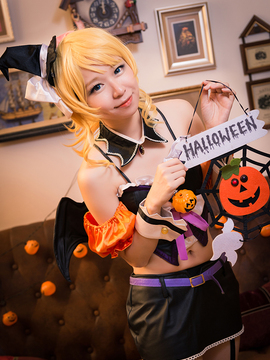 《Love Live! 》绚濑绘里万圣节小恶魔 C O S P L A Y_Trick or treat~! (10)