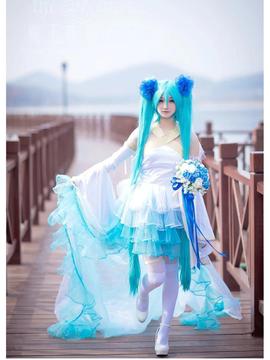 《VOCALOID》miku魔王花嫁 C O S P L A Y_【请和我结婚吧】初音魔王花嫁 (7)