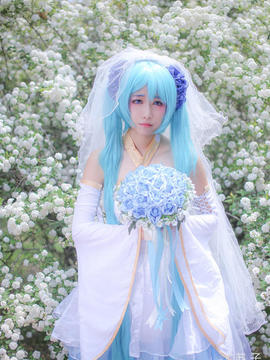 《VOCALOID》miku魔王花嫁 C O S P L A Y_带我走吧，我很乖的 (4)