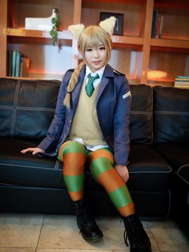 [SEVEN D SISTERS] 145㌢Eカップ黒髪ぱっつん美少女レイヤーこむぎ 17リーネ_003