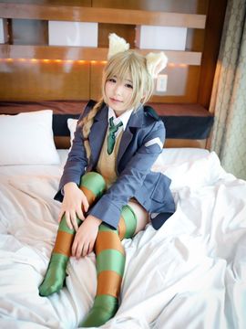 [SEVEN D SISTERS] 145㌢Eカップ黒髪ぱっつん美少女レイヤーこむぎ 17リーネ_086