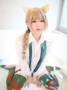 [SEVEN D SISTERS] 145㌢Eカップ黒髪ぱっつん美少女レイヤーこむぎ 17リーネ_139