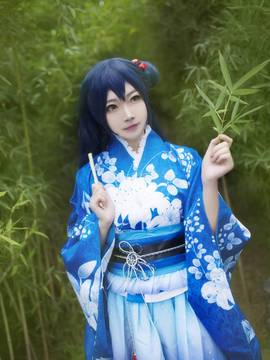 《LoveLive!》园田海未夏祭浴衣觉醒 C O S P L A Y_Love Live!海未夏日祭浴衣觉醒！ (6)