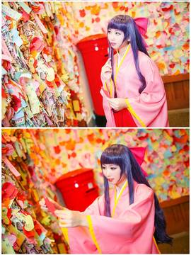 《魔卡少女樱》木之本樱卒业服 C O S P L A Y_小樱知世#行灯袴# (4)