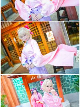 《魔卡少女樱》木之本樱卒业服 C O S P L A Y_小樱知世#行灯袴# (5)