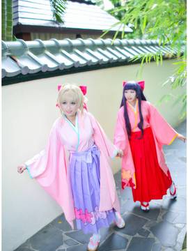 《魔卡少女樱》木之本樱卒业服 C O S P L A Y_小樱知世#行灯袴# (8)