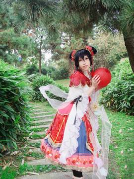 《Love Live! 》矢泽妮可七福神微笑天女C O S P L A Y_【LoveLive】妮可可是天女哟 (8)