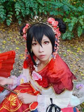 《Love Live! 》矢泽妮可七福神微笑天女C O S P L A Y_【LoveLive】妮可可是天女哟 (9)