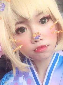 《Fate Stay Night》Saber晴着ver.~吾王和服新年挂画 C O S P L A Y_和服浴衣版萌saber 场照 (1)