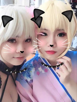 《Fate Stay Night》Saber晴着ver.~吾王和服新年挂画 C O S P L A Y_和服浴衣版萌saber 场照 (2)