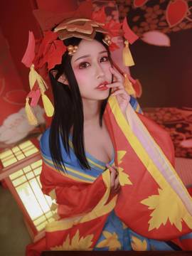 《阴阳师手游》鬼女红叶一直都在这里等你哟 C O S P L A Y_0017