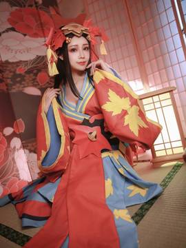 《阴阳师手游》鬼女红叶一直都在这里等你哟 C O S P L A Y_0021