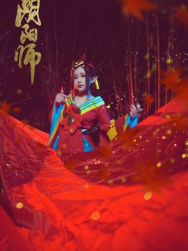 《阴阳师手游》鬼女红叶一直都在这里等你哟 C O S P L A Y_紅葉の鬼女 (2)