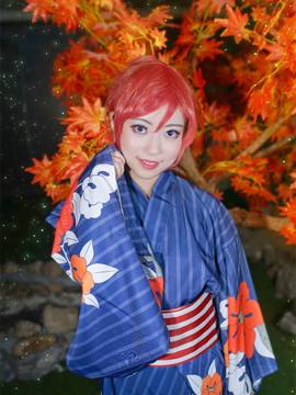 《Love Live!》真姬浴衣未觉醒 C O S P L A Y_夏夜虫鸣 (6)