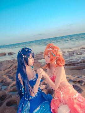 《Love Live!》高坂穗乃果园田海未人鱼觉醒果果 C O S P L A Y_0003