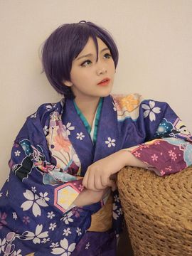 《LoveLive》正月和服未觉醒东条希 C O S P L A Y_贵妇希给您泡茶啦 (1)
