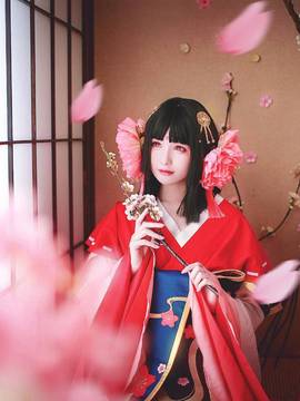 《阴阳师手游》樱花妖 C O S P L A Y_半山春樱一帘风 (13)