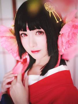 《阴阳师手游》樱花妖 C O S P L A Y_半山春樱一帘风 (25)