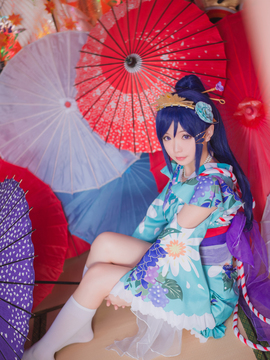 《love live sunshine》松浦果南浴衣 C O S P L A Y_0016