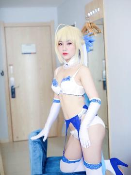 《FateStay Night》saber GK手办ver C O S P L A Y_saber私房 福利向 (3)