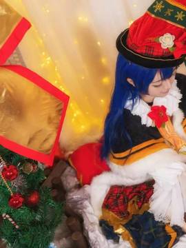 《Love Live! 》海爷唱诗班圣诞节觉醒 C O S P L A Y_海未 (18)