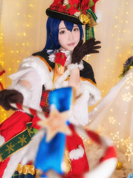 《Love Live! 》海爷唱诗班圣诞节觉醒 C O S P L A Y_海未 (12)