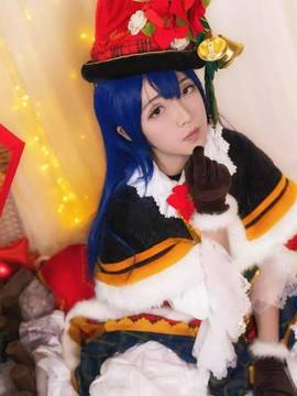 《Love Live! 》海爷唱诗班圣诞节觉醒 C O S P L A Y_海未 (14)