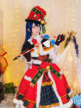 《Love Live! 》海爷唱诗班圣诞节觉醒 C O S P L A Y_海未 (15)