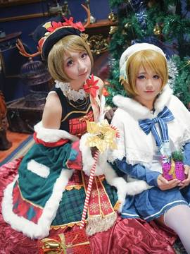 《Love Live!》新圣诞觉醒花阳 C O S P L A Y_====MERRY CHRISTMAX！==== (11)