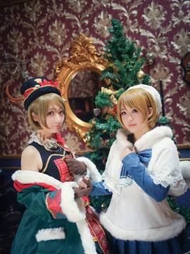 《Love Live!》新圣诞觉醒花阳 C O S P L A Y_====MERRY CHRISTMAX！==== (1)