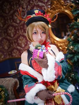 《Love Live!》新圣诞觉醒花阳 C O S P L A Y_====MERRY CHRISTMAX！==== (2)