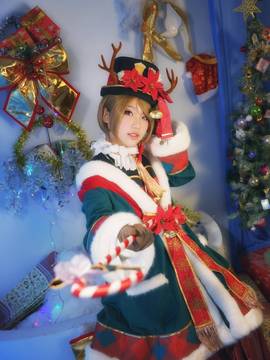 《Love Live!》新圣诞觉醒花阳 C O S P L A Y_LL大法好 (9)
