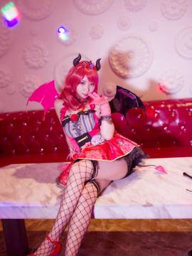 《lovelive！》西木野真姬 小恶魔觉醒Ver C O S P L A Y_LoveLive!西木野真姬 maki 小恶魔 (1)