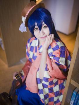 《lovelive》园田海未大正和服 C O S P L A Y_0001
