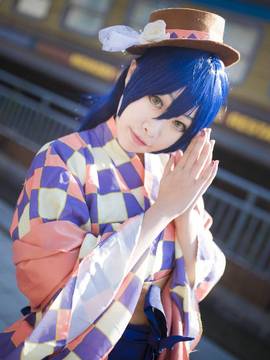 《lovelive》园田海未大正和服 C O S P L A Y_0003
