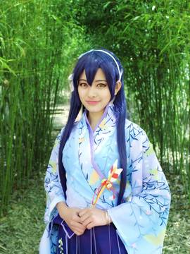 《lovelive》园田海未大正和服 C O S P L A Y_0009