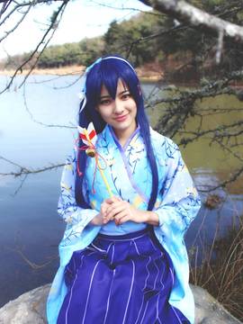 《lovelive》园田海未大正和服 C O S P L A Y_0011