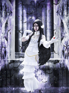 《Overlord》恶魔痴女雅儿贝德C O S P L A Y_0124